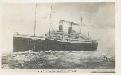 CPA BATEAU / PAQUEBOT "SS George Washington"