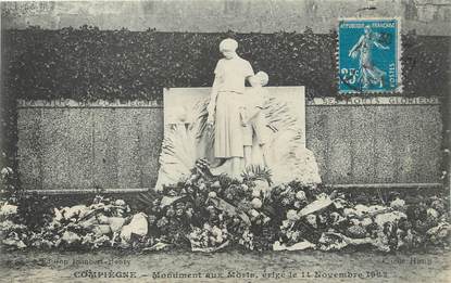 / CPA FRANCE 60 "Compiègne, monument aux morts"