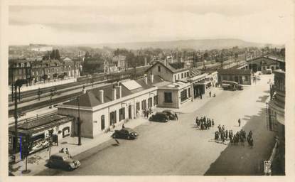 / CPSM FRANCE 60 " Compiègne, la gare"