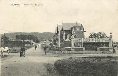 / CPA FRANCE 60 "Noyon, boulevard du Cours"