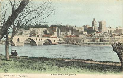 CPA FRANCE 84 "Avignon, vue générale"