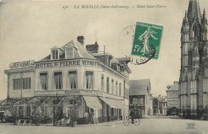 / CPA FRANCE 76 "La Bouille, hôtel Saint Pierre"