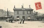 76 Seine Maritime / CPA FRANCE 76 "Duclair, la gare" / ATTELAGE