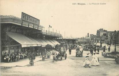 / CPA FRANCE 76 "Dieppe, la place du Casino"