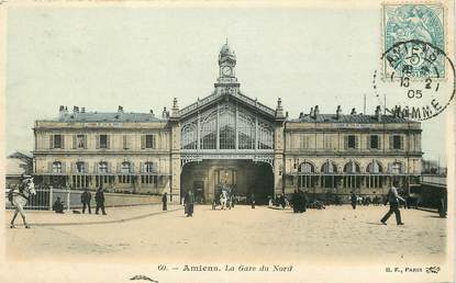 CPA FRANCE 80 "Amiens, la gare"