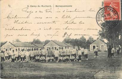 / CPA FRANCE 37 "Camp du Ruchard, baraquements"