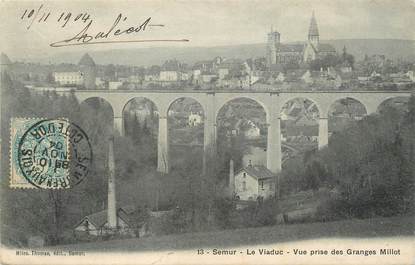 / CPA FRANCE 21 "Semur, le viaduc"