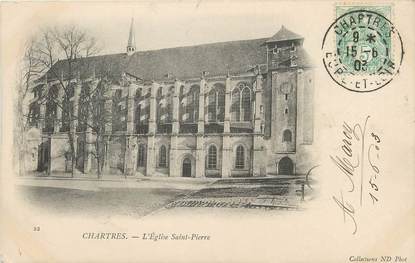 / CPA FRANCE 28 "Chartres, l'église Saint Pierre"