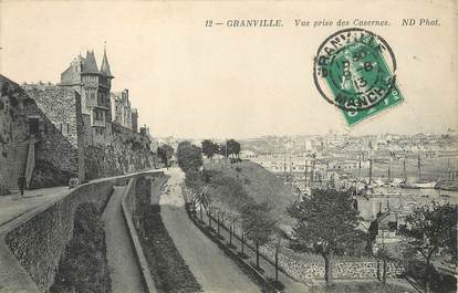 / CPA FRANCE 50 "Granville, vue prise des casernes"