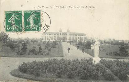 / CPA FRANCE 40 "Dax, parc Théodore Denis et les Arènes"