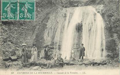 / CPA FRANCE 63 "Environs de la Bourboule, cascade de la Vernière"