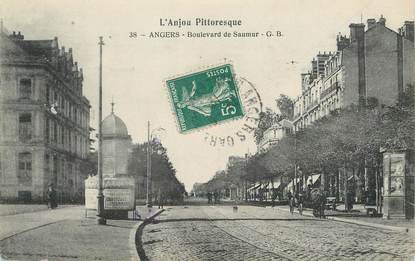 / CPA FRANCE 49 "Angers, boulevard de Saumur"