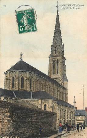 CPA FRANCE 61 "Couterne, Abside de l'Eglise"