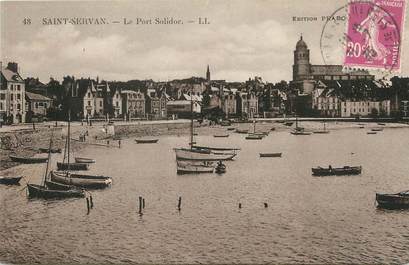 / CPA FRANCE 35 " Saint Servan, le port Solidor "