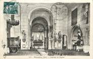 18 Cher / CPA FRANCE 18 "Nérondes, intérieur de l'église"