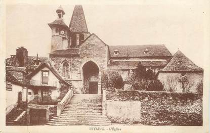 / CPA FRANCE 12 "Estaing, l'église"