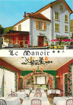 / CPSM FRANCE 38 "Uriage Les Bains, hôtel Le Manoir"