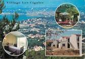 83 Var / CPSM FRANCE 83 "Six Fours Les Plages, village Les Cigales, vue aérienne"