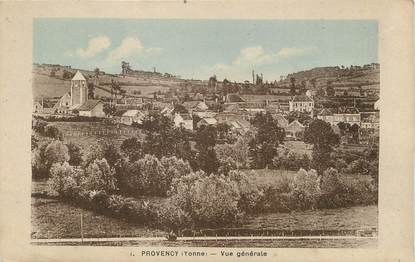 / CPA FRANCE 89 "Provency, vue générale"