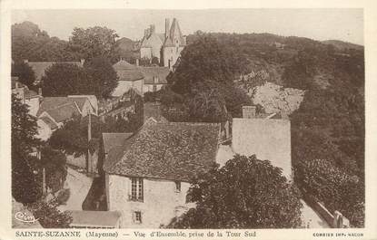 / CPA FRANCE 53 "Sainte Suzanne, vue d'ensemble"