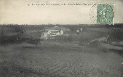 / CPA FRANCE 53 "Entrammes, le port du Salut"