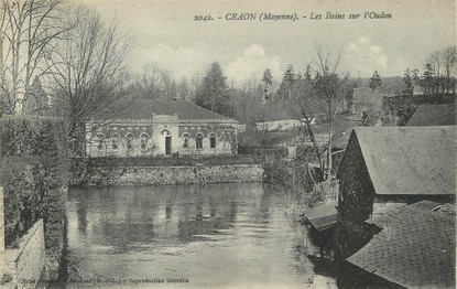 / CPA FRANCE 53 "Craon, les bains sur l'Oudon"