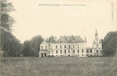 / CPA FRANCE 36 "Saint Maur, château de la Lienne"