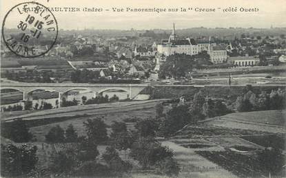 / CPA FRANCE 36 "Saint Gaultier, vue panoramique sur la Creuse"