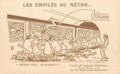 CPA LE METRO / HUMOUR