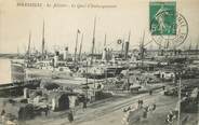 13 Bouch Du Rhone / CPA FRANCE 13 "Marseille, la Joliette, quais d'embarquement" / BATEAU