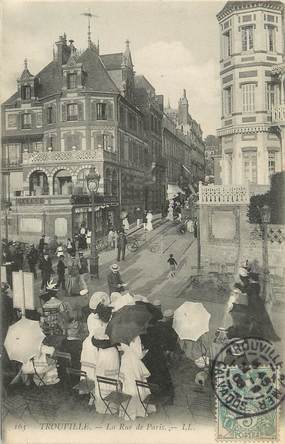 / CPA FRANCE 14 "Trouville, la rue de Paris"