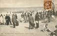 CPA FRANCE 14 "Deauville, plage fleurie, l'heure du bain"