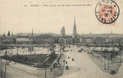 / CPA FRANCE 76 "Rouen, place Carnot"