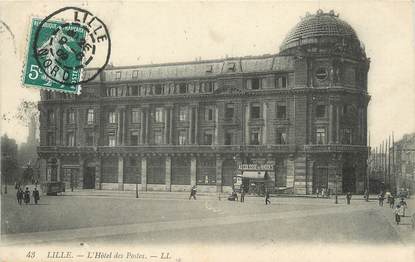 / CPA FRANCE 59 "Lille, L'hôtel des Postes"