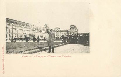 / CPA FRANCE 75001 "Paris, le charmeur d'Oiseaux aux tuileries"