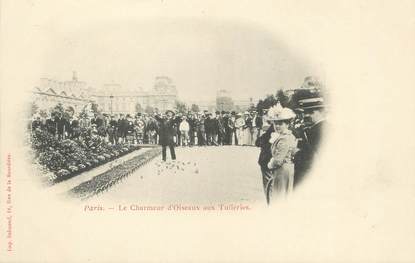 CPA FRANCE 75001 "Paris, le charmeur d'Oiseaux aux tuileries "