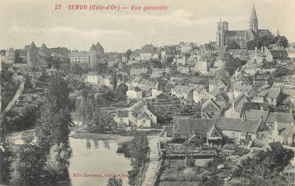 / CPA FRANCE 21 "Semur, vue générale"