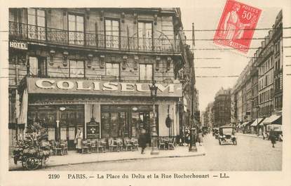 / CPA FRANCE 75009 "Paris, La place du Delta et la rue Rochechouart"