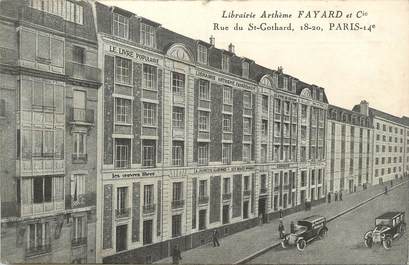 / CPA FRANCE 75014 "Paris, Librairie Arthème Fayard"