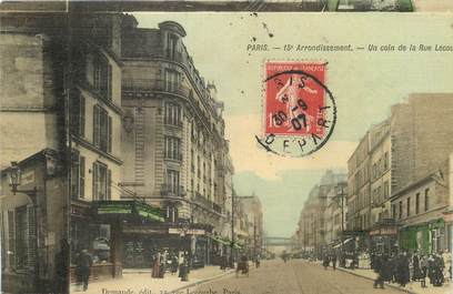 / CPA FRANCE 75015 "Paris, un coin de la rue Lecourbe"