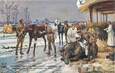 CPA MILITAIRE / CHEVAUX "soins aux chevaux blessés à la guerre"