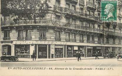 / CPA FRANCE 75017 "Paris, Auto Accessoires, av de la Grande Armée"