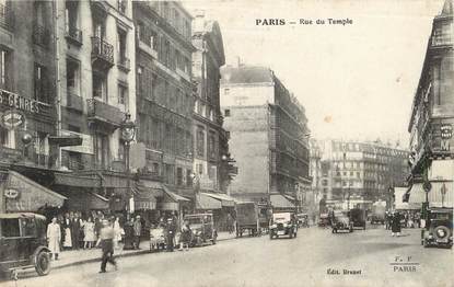 / CPA FRANCE 75003 "Paris, rue du Temple"