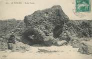 29 Finistere / CPA FRANCE 29 "Le Pouldu, riche Percée"