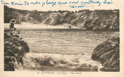 / CPA FRANCE 29 "Le Pouldu, la plage"