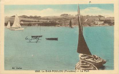 / CPA FRANCE 29 "Le bas Pouldu, le port"