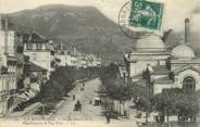 63 Puy De DÔme / CPA FRANCE 63 "La Bourboule, le boulevard de la République et le Puy Gros"