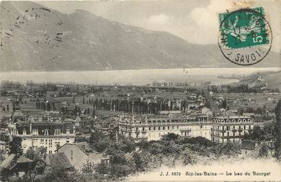 / CPA FRANCE 73 "Aix Les Bains, le lac du Bourget"