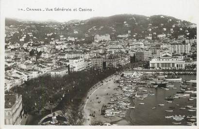 / CPSM FRANCE 06 "Cannes, vue générale et casino"