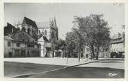 74 Haute Savoie / CPSM FRANCE 74 "Thonon Les bains, place du château "